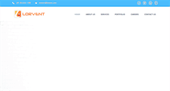 Desktop Screenshot of lorvent.com